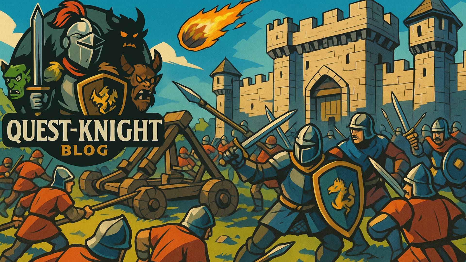 Man sieht eine mittelalterliche Schlacht. das Bild behandelt das Thema Echtzeitstrategiespiele 2025 für Low-End-PCs