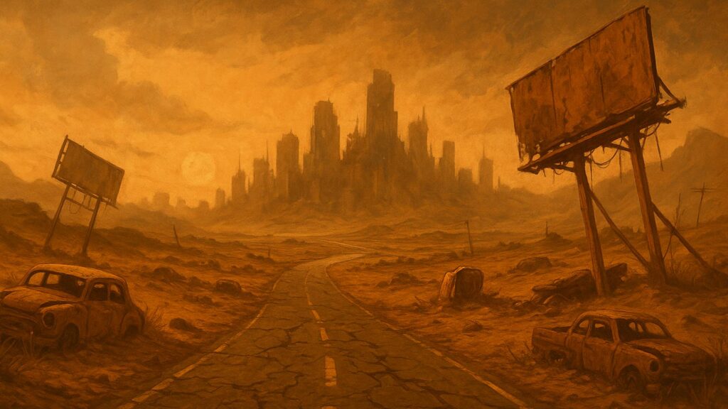 Symbolbild zu Fallout 4: Anniversary Edition. Gezeigt wird ein Ödland