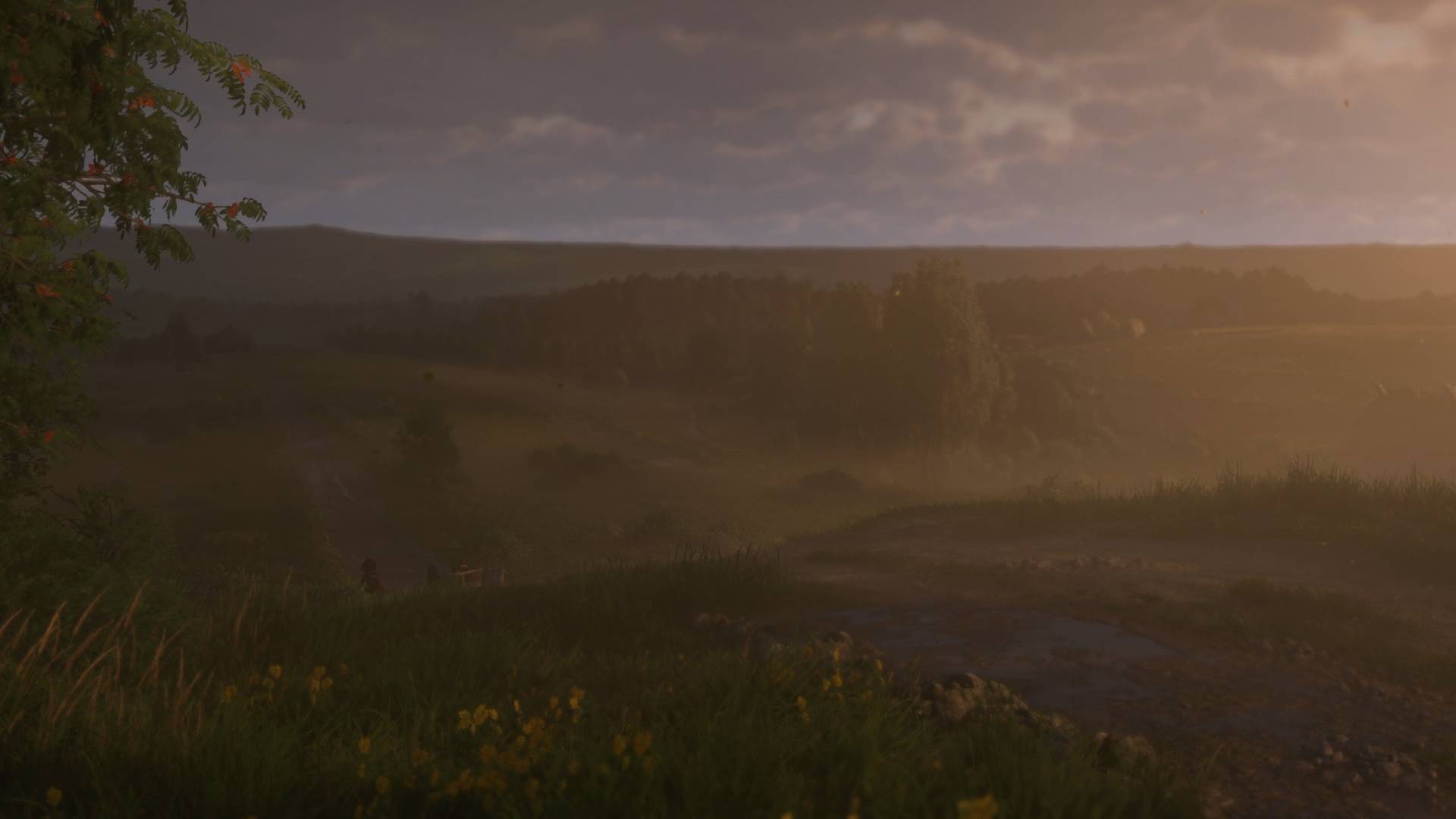 Sonnenaufgangs-Szene in Kingdom Come: Deliverance II