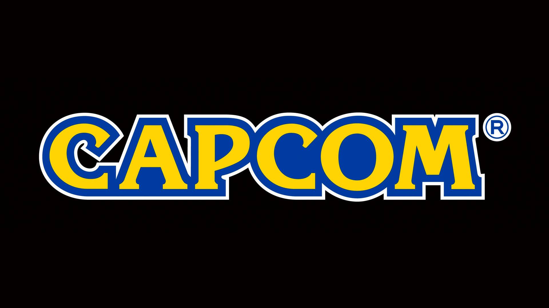 Logo von Capcom auf schwarzem Hintergrund