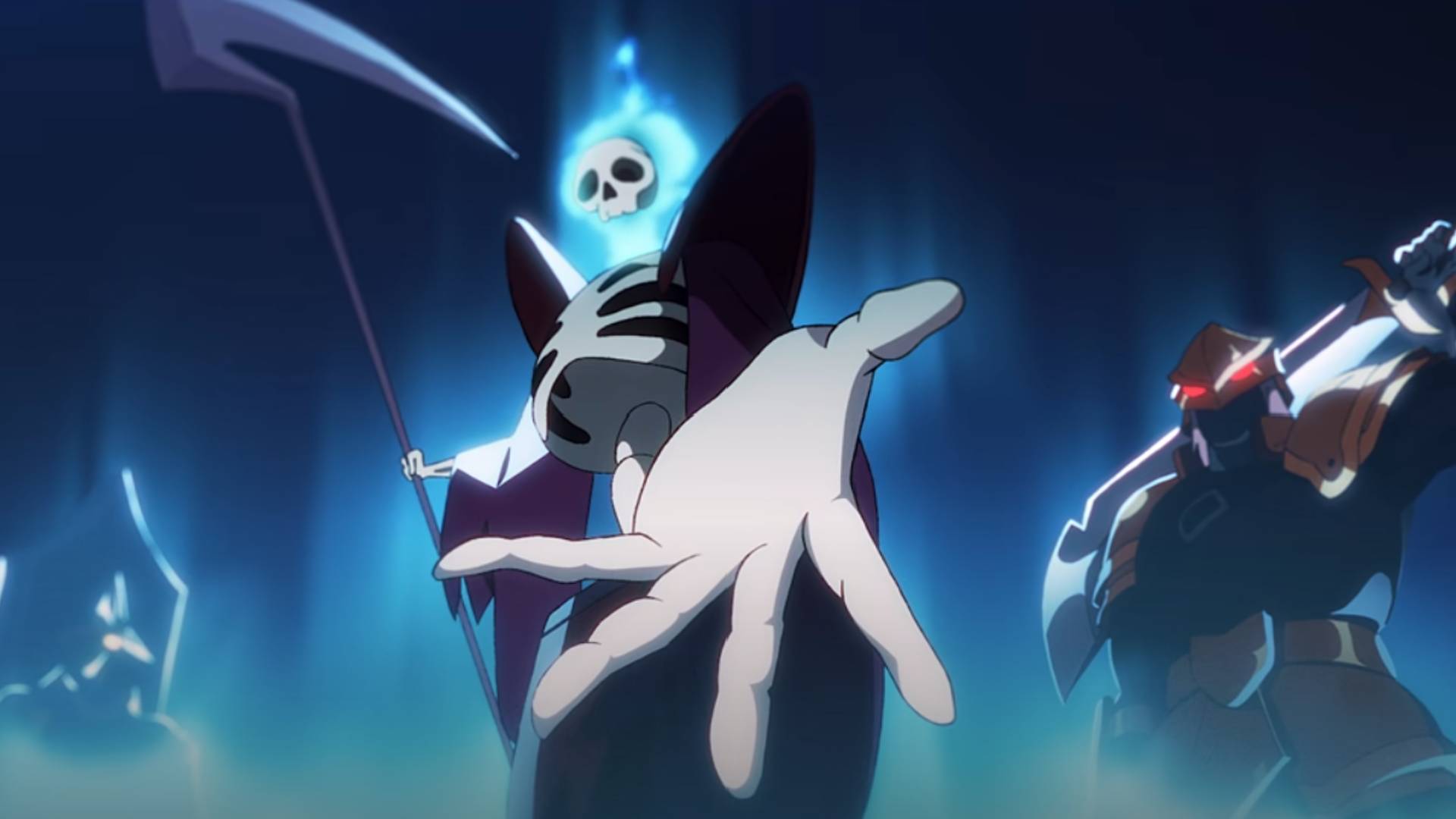 Gegner mit Sense und magischer Aura in Slay the Spire 2