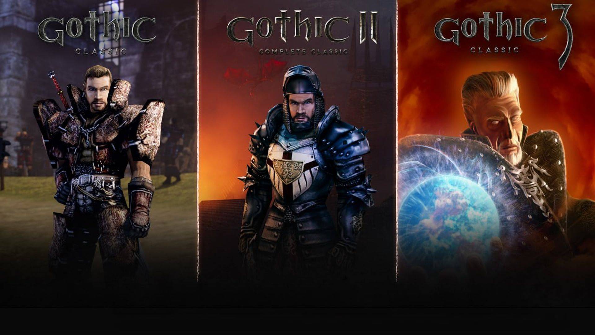 Gothic Classic Trilogy mit Gothic 1, Gothic 2 und Gothic 3