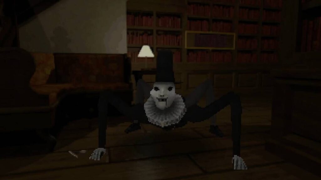 Spiele wie Resident Evil: unheimliche Puppenkreatur im Herrenhaus in Alisa