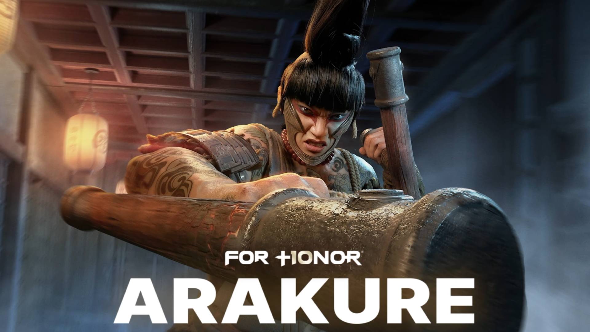Arakure kämpft in For Honor mit zwei Tonfas