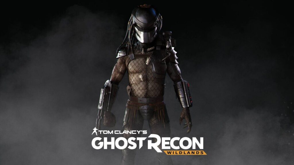 Ghost Recon Wildlands – Predator in Kampfmontur vor dunklem Hintergrund