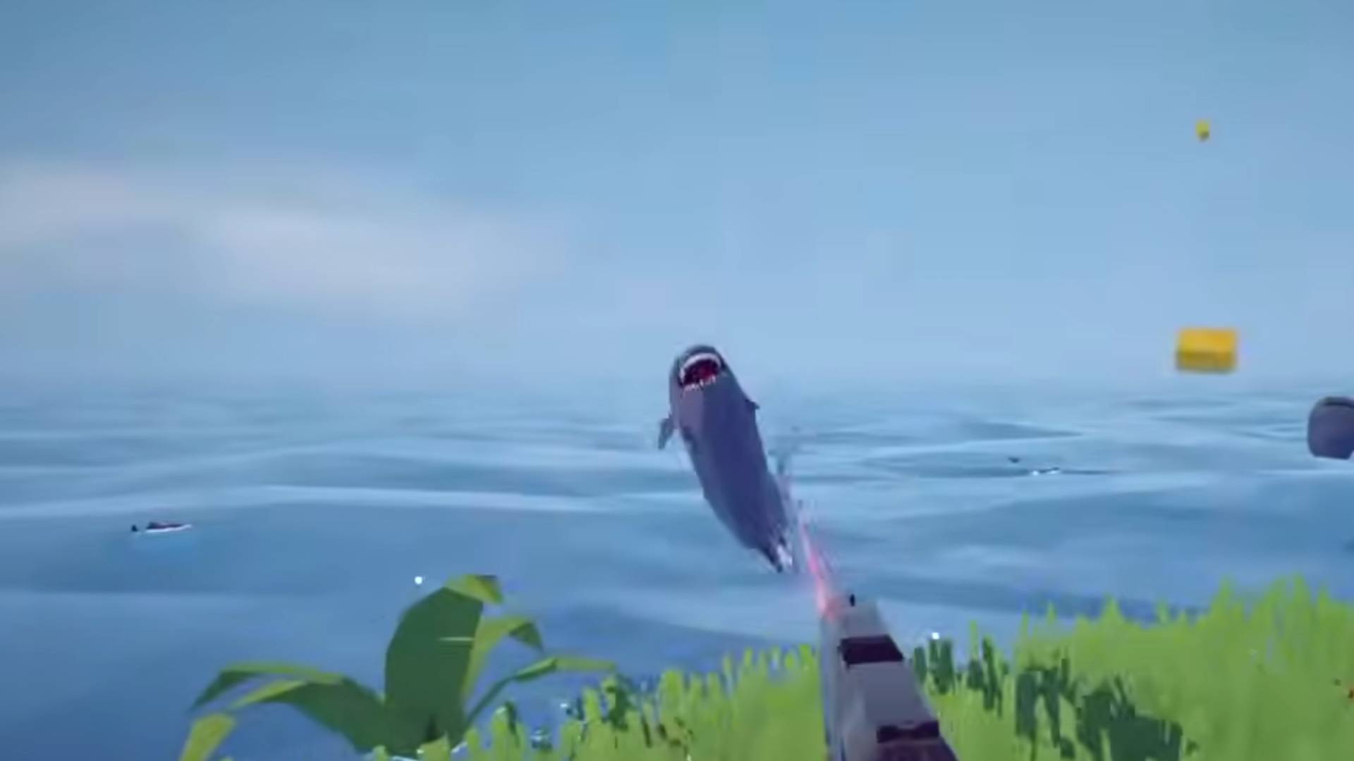 How to Fish Riesenpiranha springt aus dem Wasser