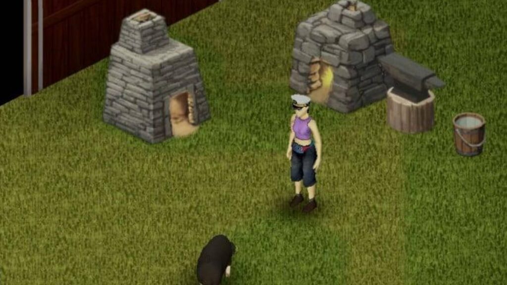Primitive Schmiede und Ofen aus Project Zomboid Build 42