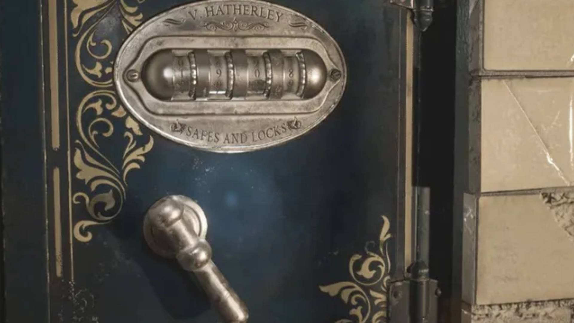 The Sinking City 2 mit dem Tresor in Apartment 5