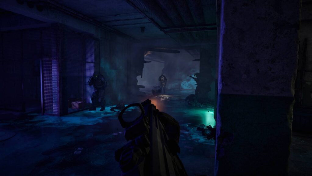 Stalker 2 Cost of Hope mit Soldaten in einem neuen Gebiet