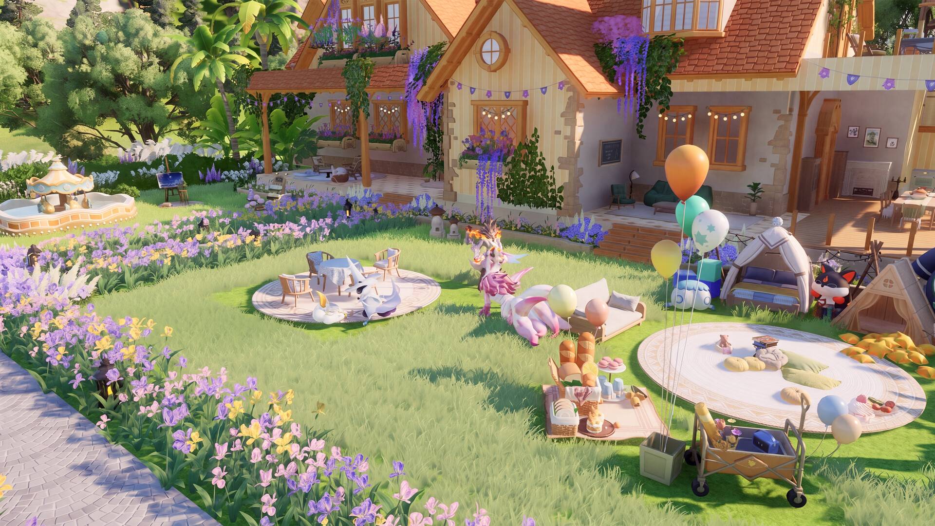 Aniimo ausgebaute Heimat mit Haus, Garten und mehreren Aniimo