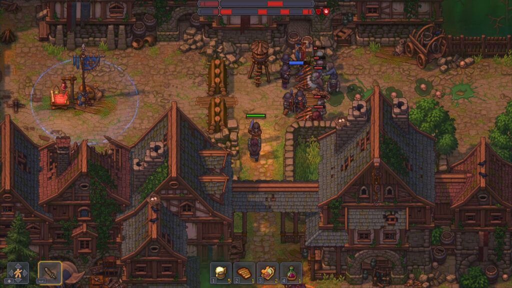 Graveyard Keeper 2 erste Schlacht mit Söldnern und Barrikaden