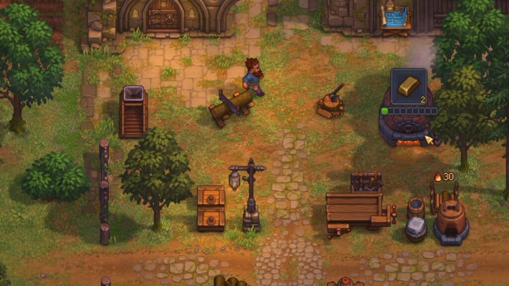 Graveyard Keeper 2 Bronzedetails für die Herstellung von Polierter Bronze