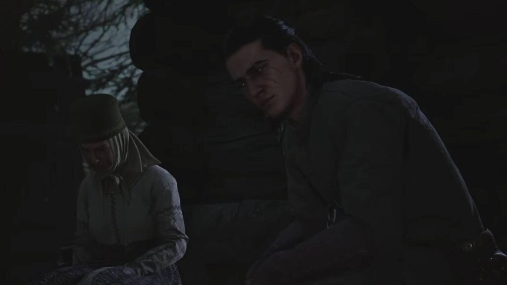 The Blood of Dawnwalker Coen und Renna sitzen nachts nebeneinander