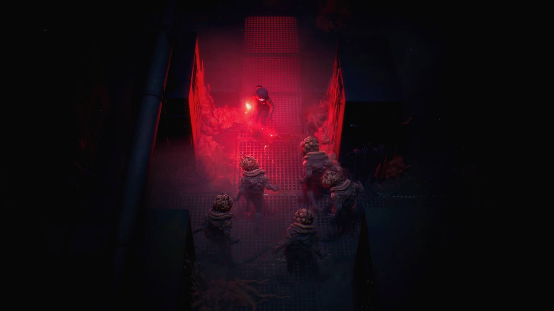 End of Abyss Cel vor mehreren Monstern
