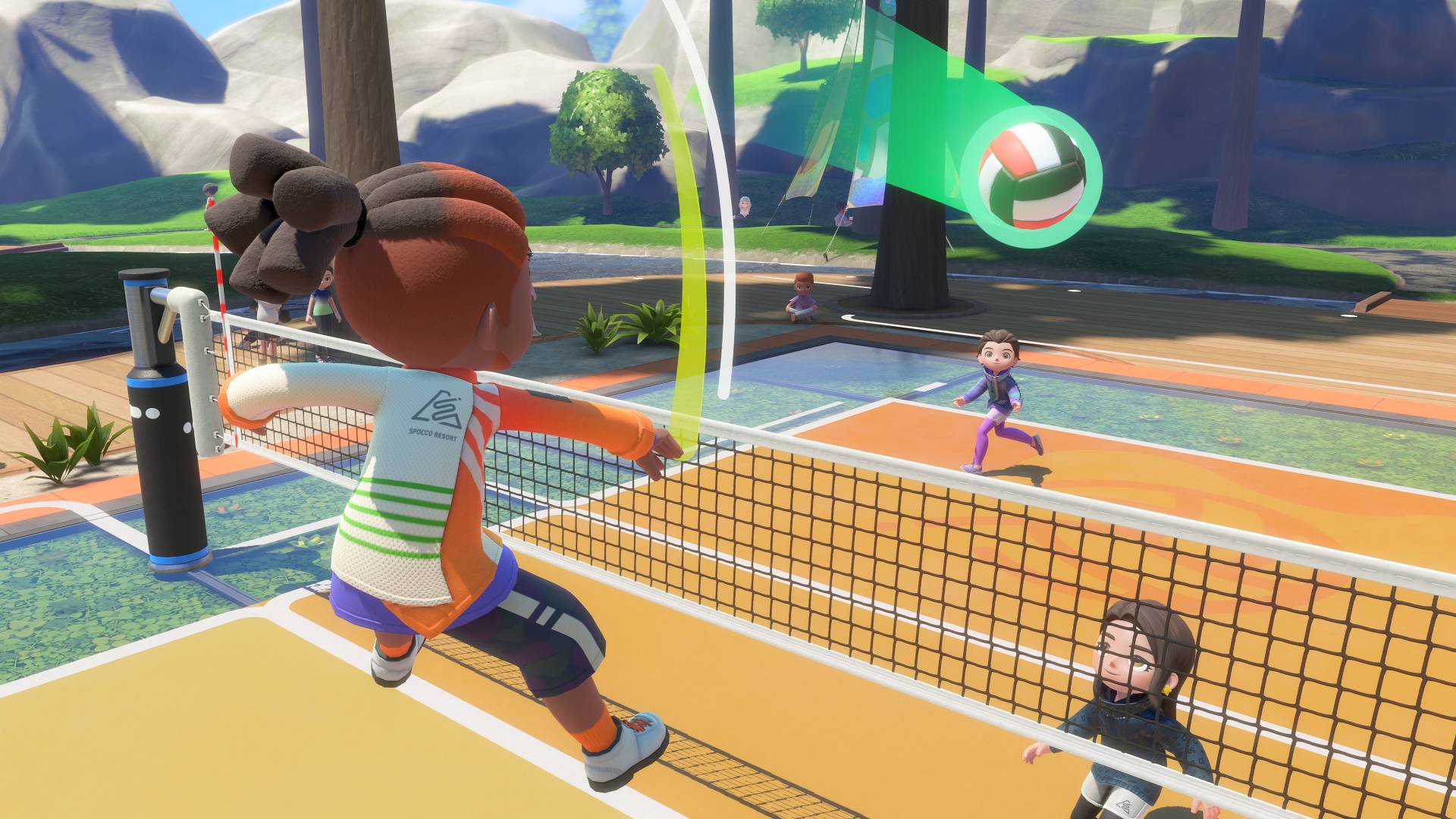 Nintendo Switch Sports Resort Volleyball auf Wuhu Island